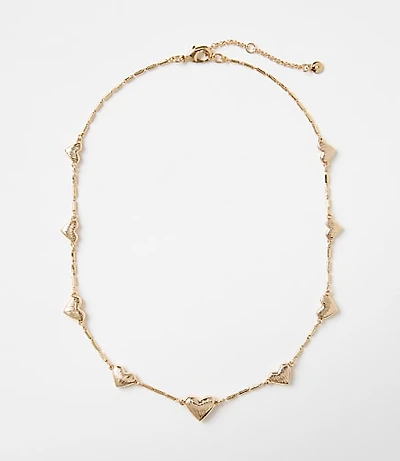Scattered Heart Necklace