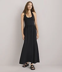 Lou & Grey Wanderweave Midi Halter Pocket Dress