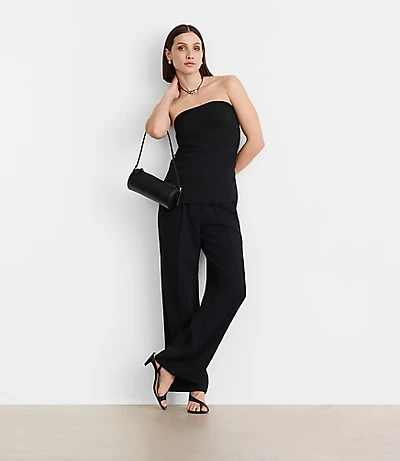 LOFT Versa Crepe Drape Bustier