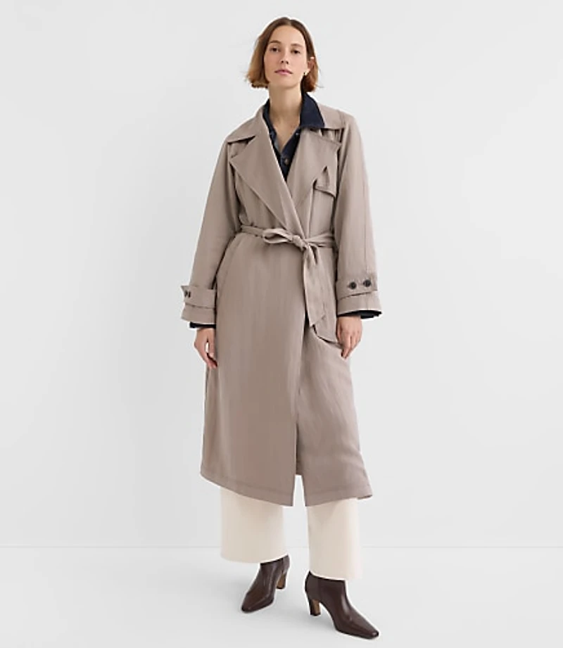 Drapey Trench Coat