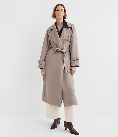 Drapey Trench Coat