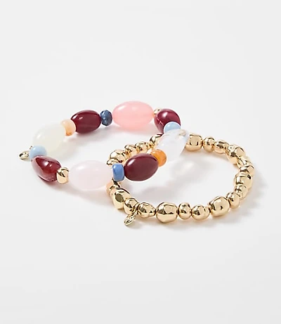 Beaded Stretch Bracelet Set