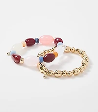 Beaded Stretch Bracelet Set