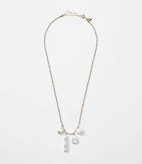 Pearlized Modern Pendant Necklace