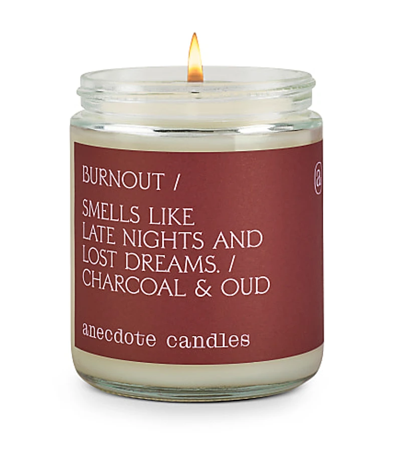Anecdote Candles Burn Out Gold Tumbler Candle