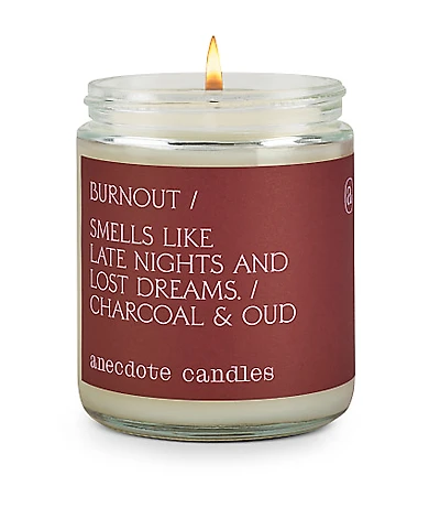 Anecdote Candles Burn Out Gold Tumbler Candle