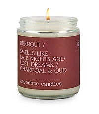 Anecdote Candles Burn Out Gold Tumbler Candle