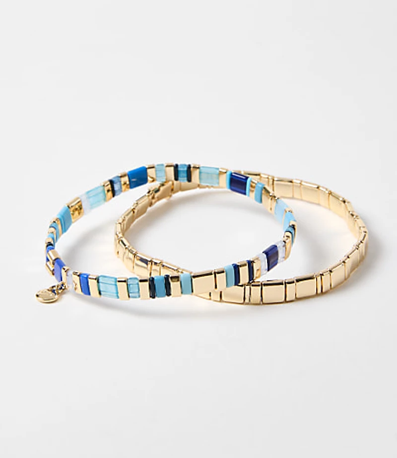 Chicklet Bracelet Set