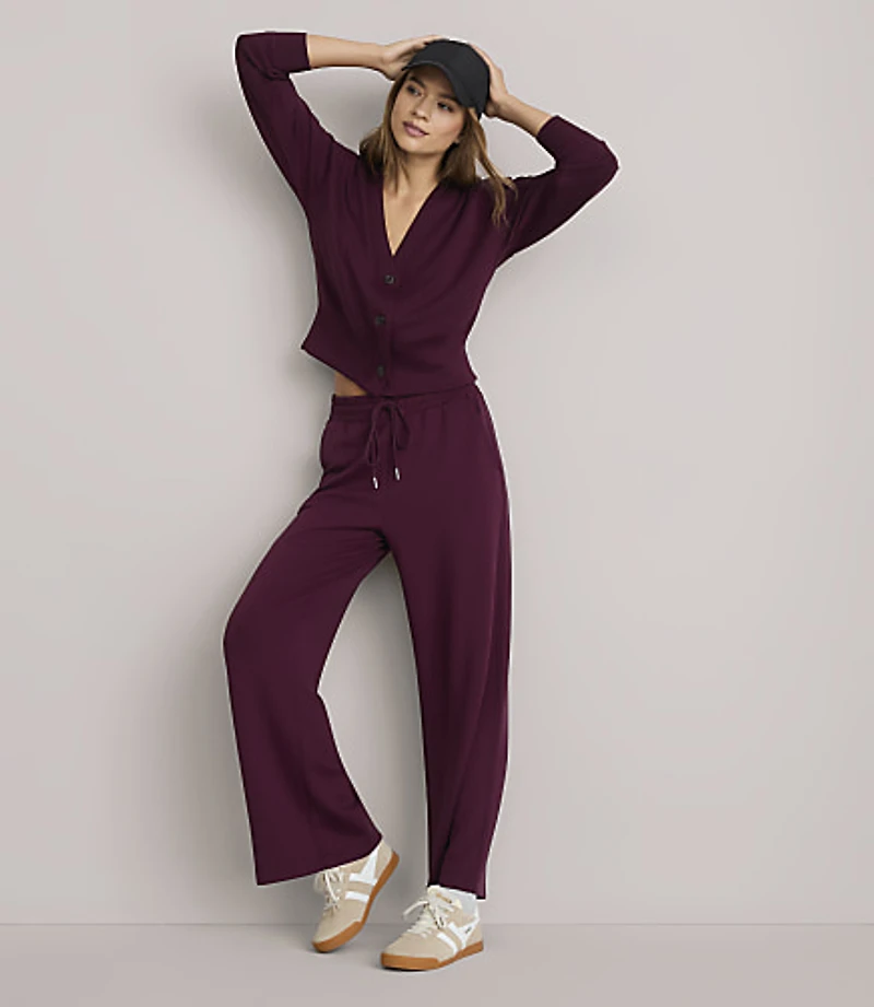 Petite Lou & Grey Scubasoft Wide Leg Sweatpants