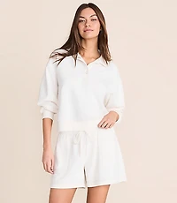 Petite Lou & Grey Terrysoft Polo Top
