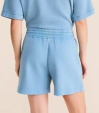 Petite Lou & Grey Denim Washed Terrysoft Shorts