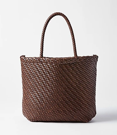 Mini Woven Tote Bag