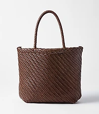 Mini Woven Tote Bag