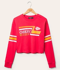 Junk Food Kansas City Chiefs Retro Crop Fleece