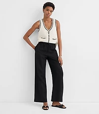 Petite Sawyer Pull On Pants Linen Blend
