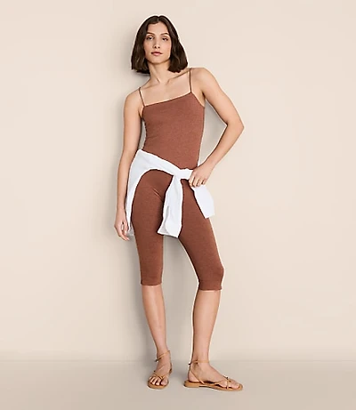 Lou & Grey Heathered Brushedsoft Capri Pants