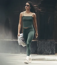Lou & Grey Heathered Brushedsoft Cord Strap Tank Top