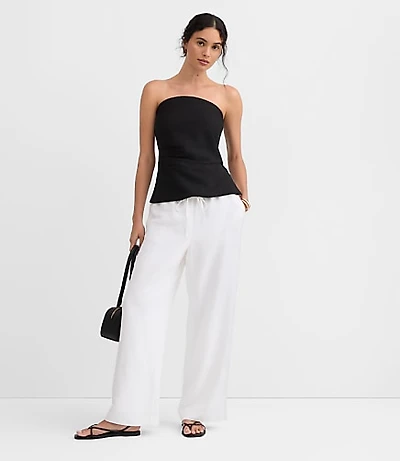 Sawyer Pull On Pants Linen Blend