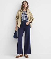 Palmer Wide Leg Pants Ponte