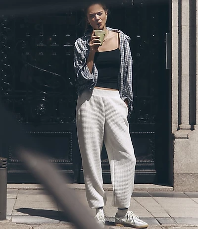 Lou & Grey Flecked Waffle Joggers