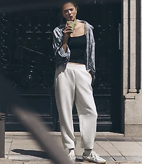 Lou & Grey Flecked Waffle Joggers