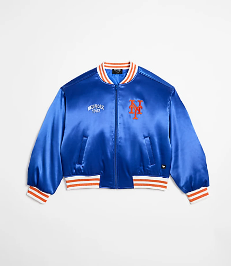 Wild Collective Mets Satin Bomber Jacket