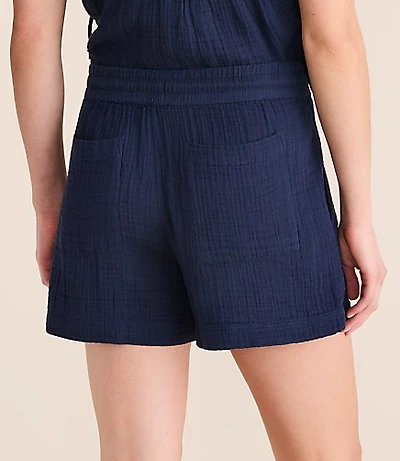 Petite Lou & Grey Triple Cloth Shorts