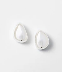 Sculpted Metallic Stud Earrings