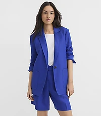 Linen Blend Modern Blazer