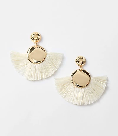 Fringe Fan Drop Earrings