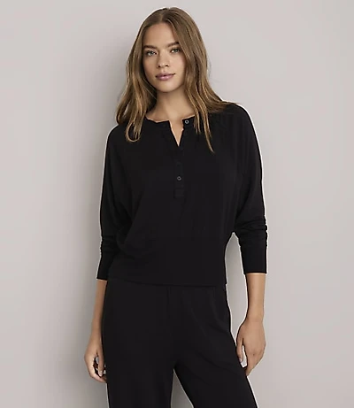 Lou & Grey Signaturesoft Raglan Henley Top