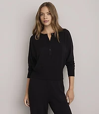 Lou & Grey Signaturesoft Raglan Henley Top