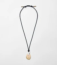 LOFT Versa Mixed Metal Cord Statement Necklace