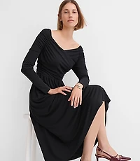 Off The Shoulder Midi Dress