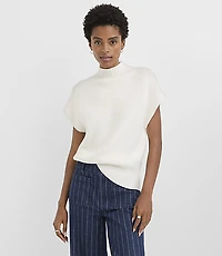 Petite Angled Ribbed Wedge Sweater