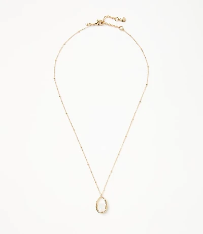 Mother Of Pearl Center Necklace