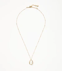 Mother Of Pearl Center Necklace