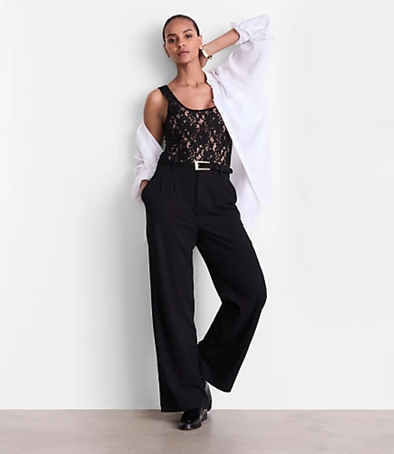 LOFT Versa Floral Lace Bodysuit