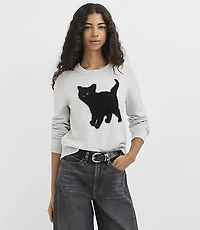 Black Cat Sweater
