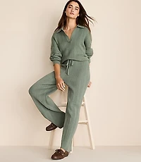 Lou & Grey Ribbed Wide Leg Sweater Pants