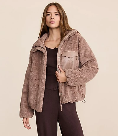 Lou & Grey Sherpa Puffer Jacket