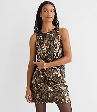 Sequin Sleeveless Top
