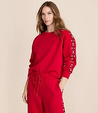 Petite Lou & Grey Fair Isle Elite Fleece Dolman Sweatshirt