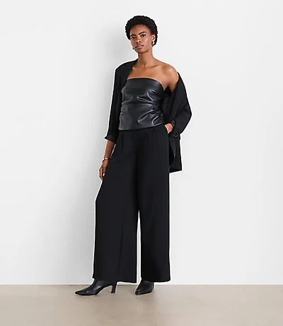 LOFT Versa Faux Leather Bustier