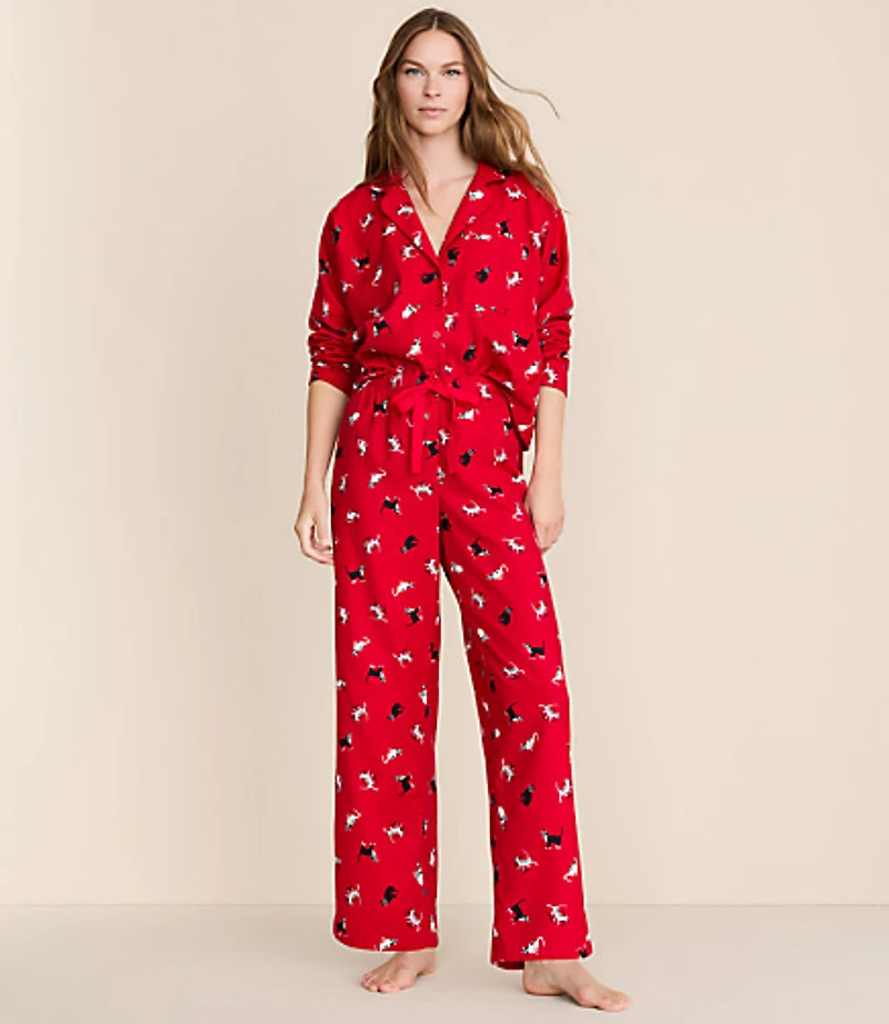 Holiday Kitten Pajama Pants