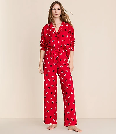 Holiday Kitten Pajama Pants