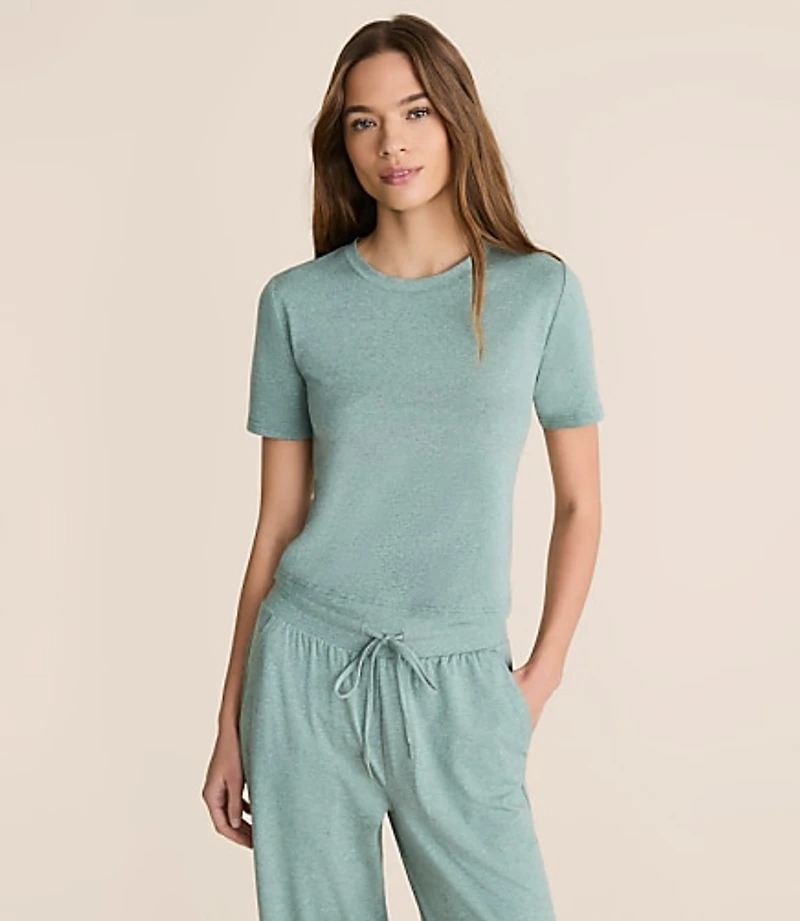 Lou & Grey Heathered Brushedsoft Tee