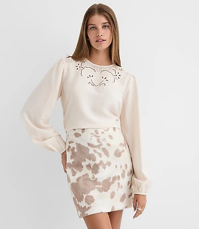 Floral Embroidered Blouse