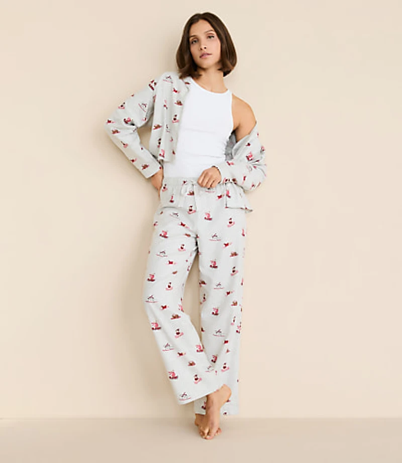 Ski Puppy Pajama Pants