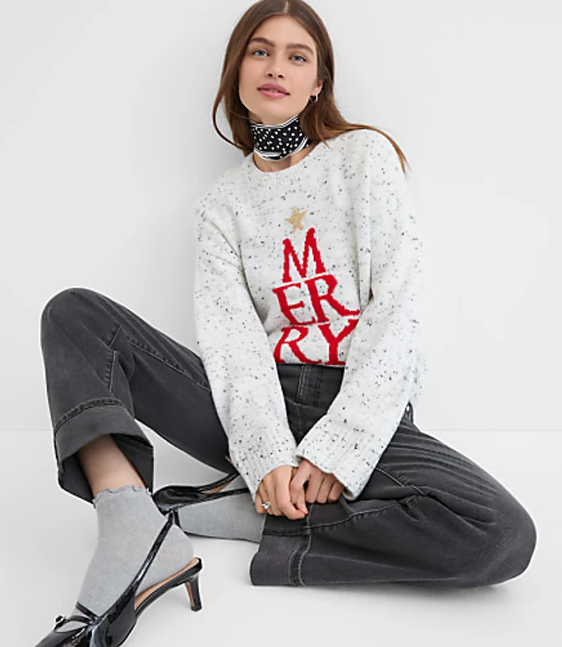 Petite Merry Mock Neck Sweater